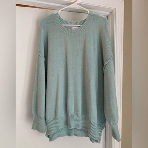 Pink Lily Blue Sweater